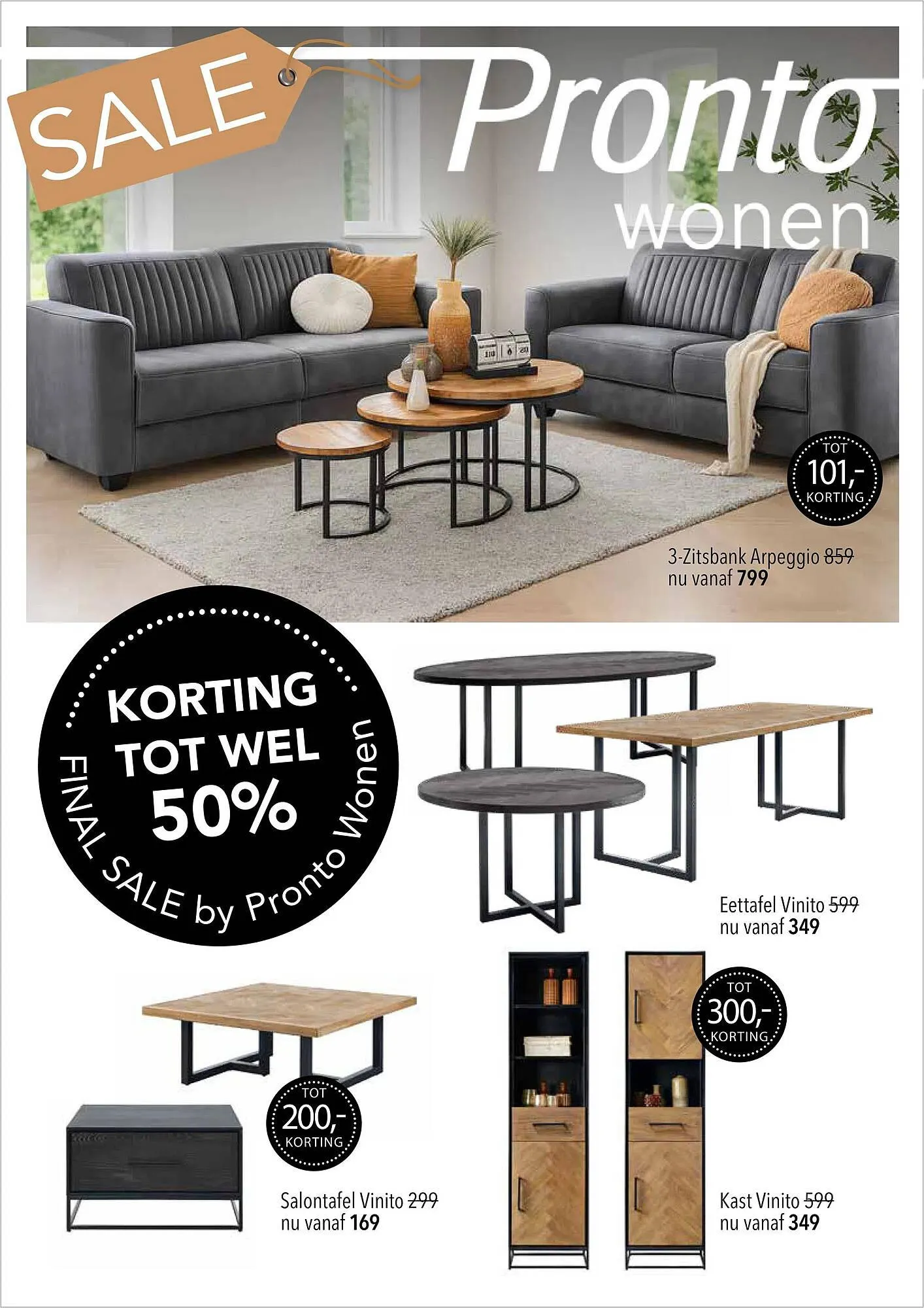 Pronto wonen folder van 2 februari tot 8 februari 2026 - Folder pagina 1