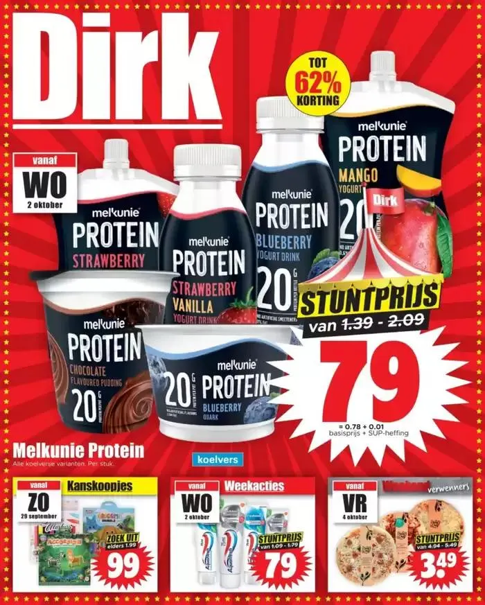 Topaanbiedingen voor slimme spaarders van 2 oktober tot 8 oktober 2024 - Folder pagina 1