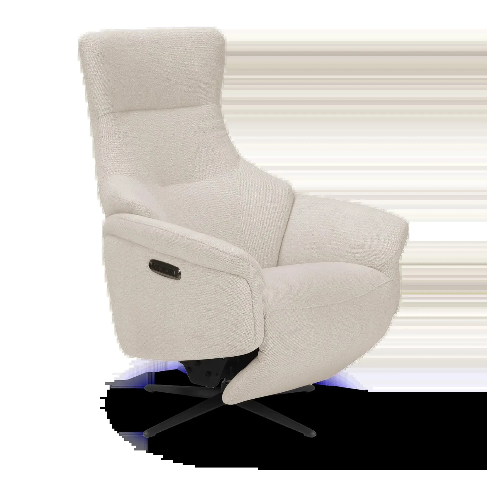 Relaxfauteuil (elektrisch/zwart) Impreza - Sneak Linen
