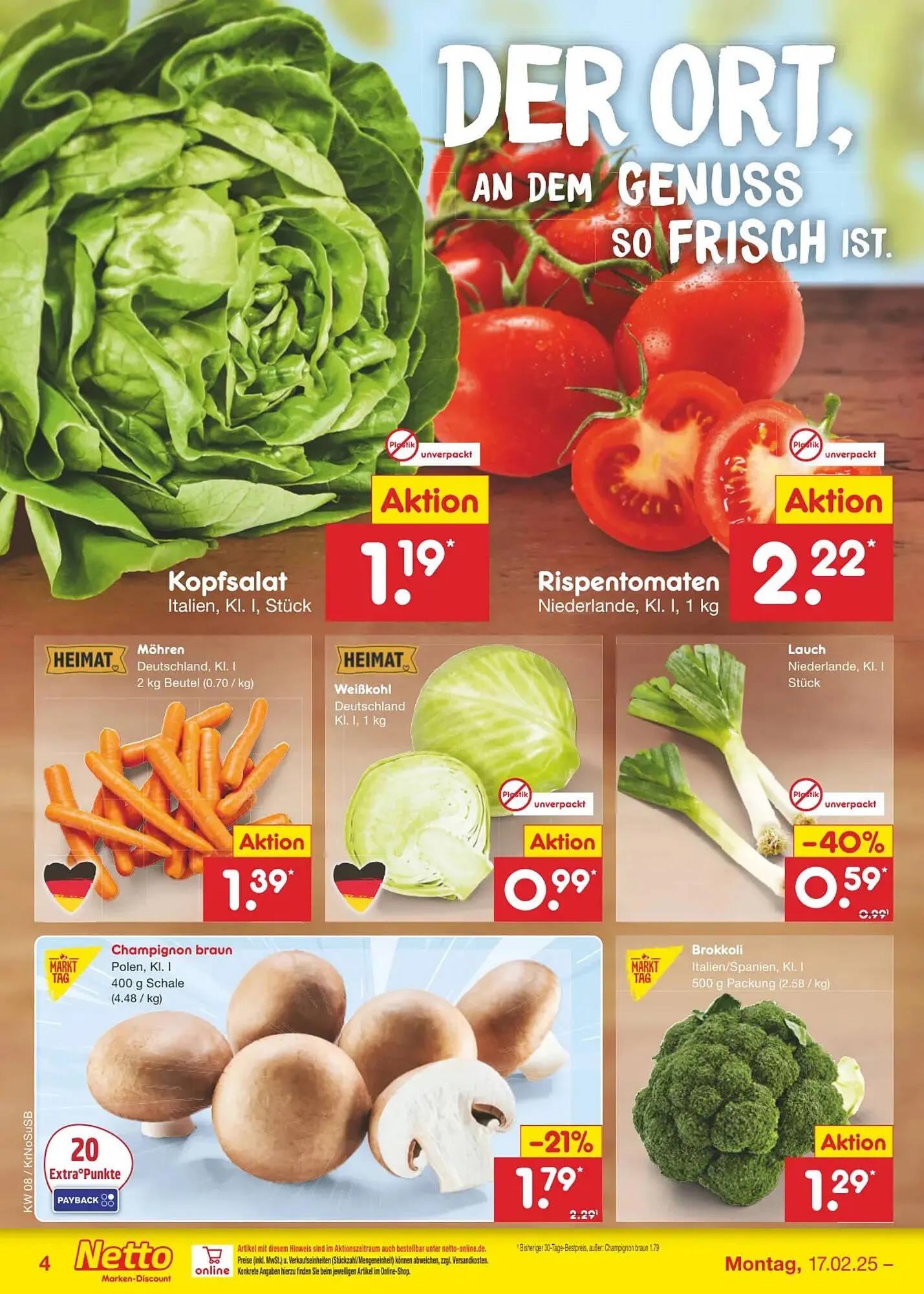 Netto Marken-Discount DE folder van 17 februari tot 22 februari 2025 - Folder pagina 4