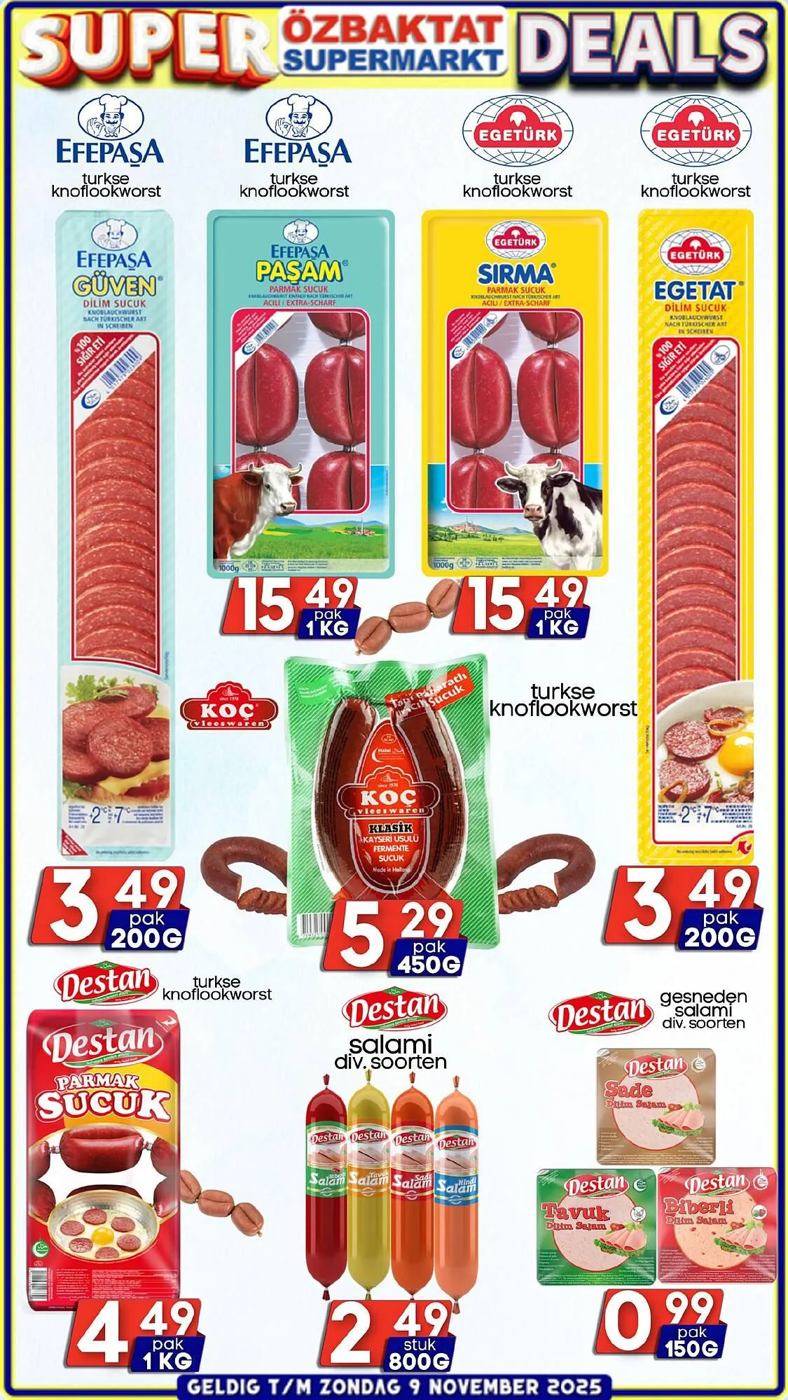 Özbaktat Supermarkt folder van 11 september tot 9 november 2025 - Folder pagina 2
