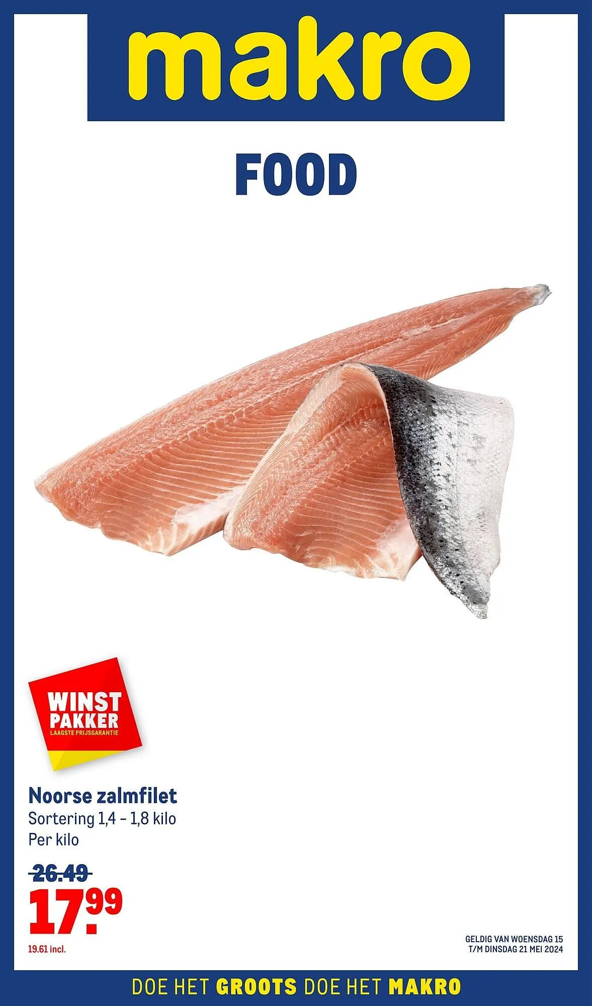 Makro Food folder van 7 mei tot 21 mei 2024 - Folder pagina 1