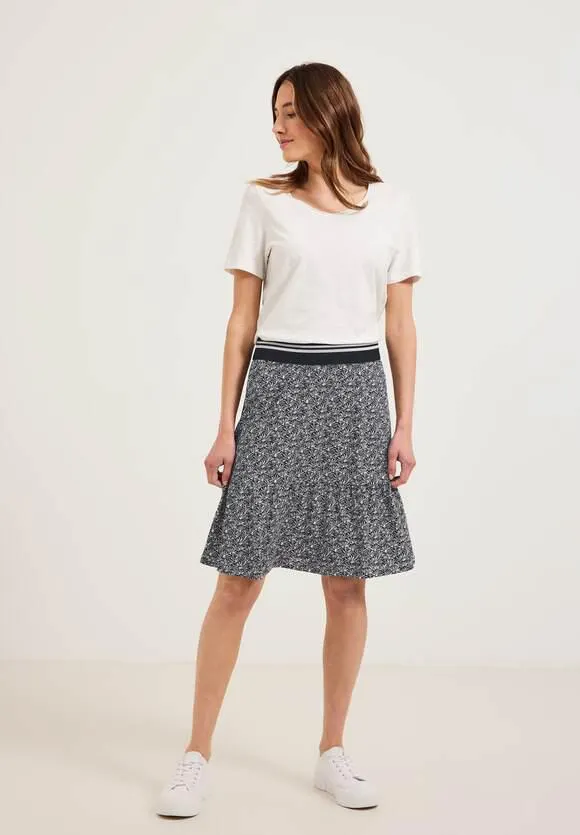 Rok met onopvallend patroon