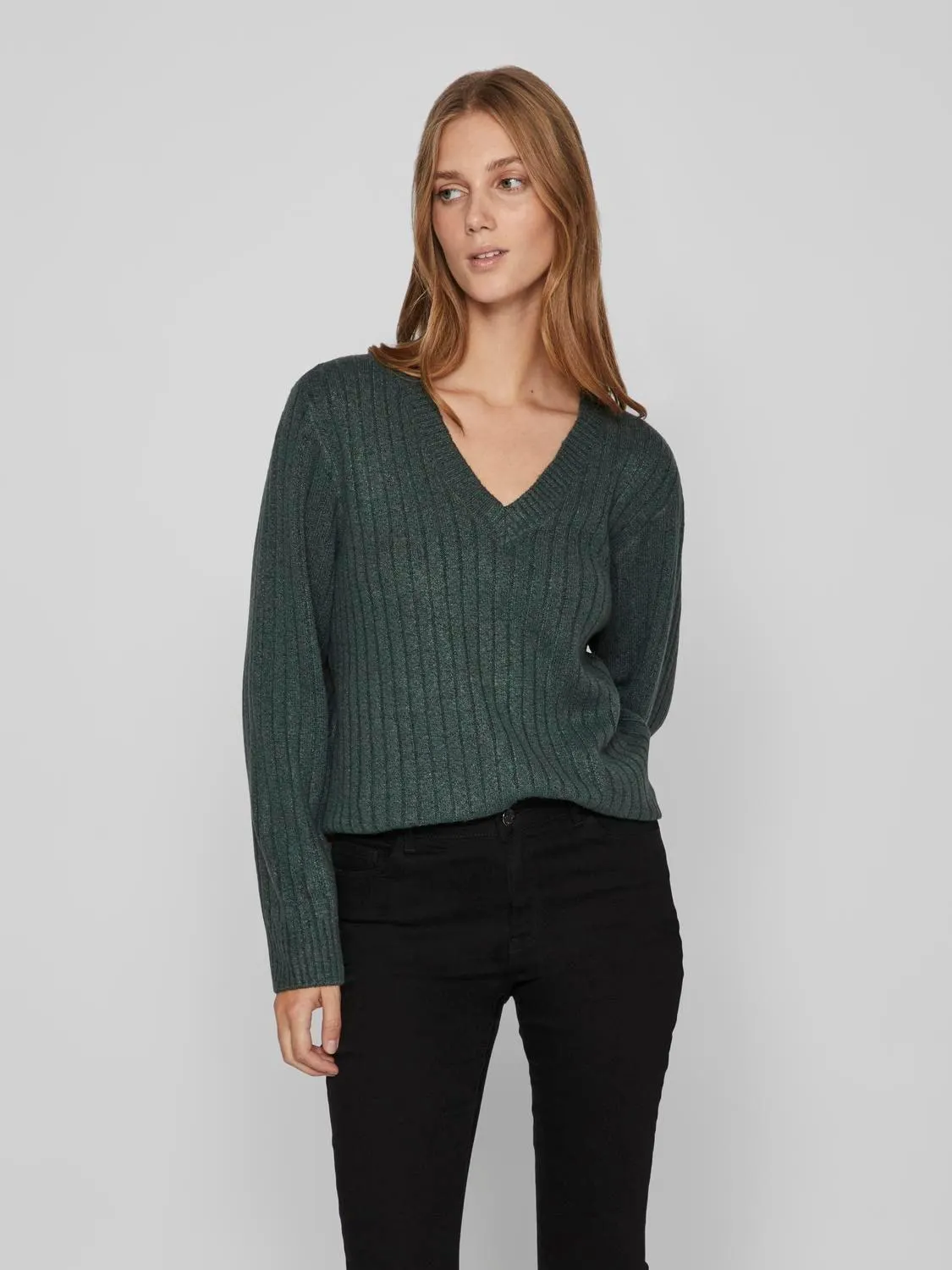 VISTELLE Pullover - Duck Green