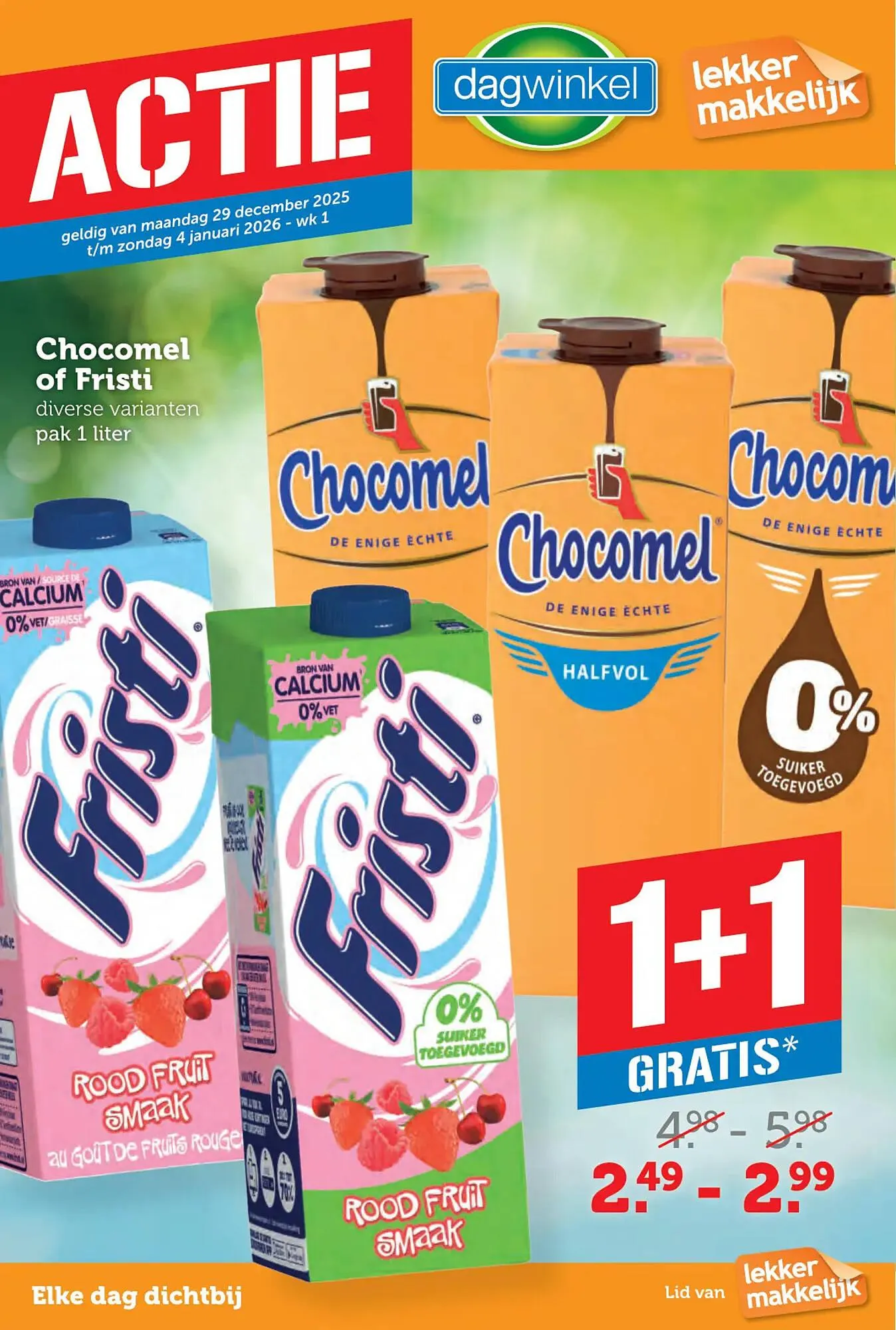 Dagwinkel folder van 29 december tot 4 januari 2026 - Folder pagina 1