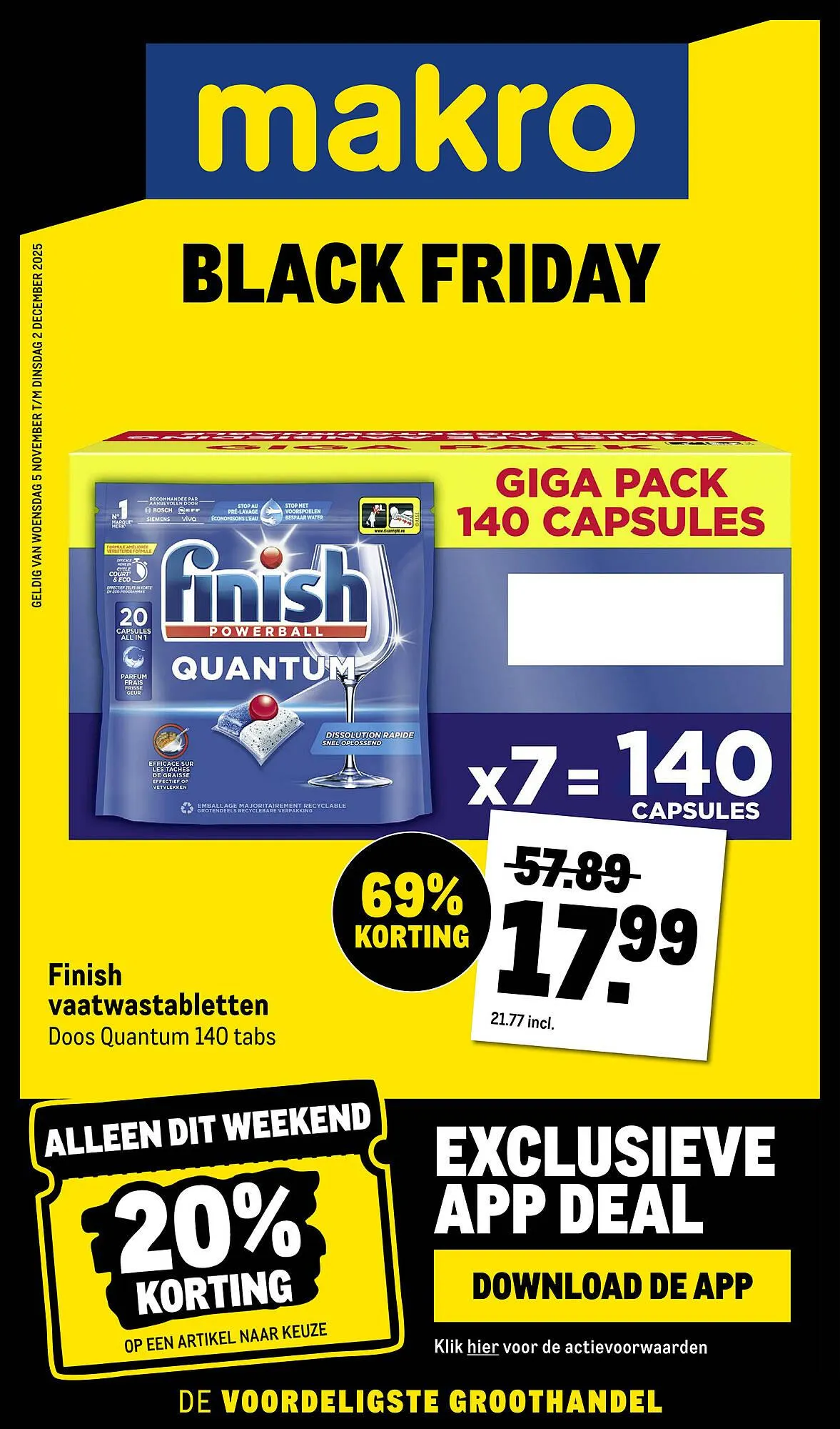 Makro folder van 17 november tot 2 december 2025 - Folder pagina 1