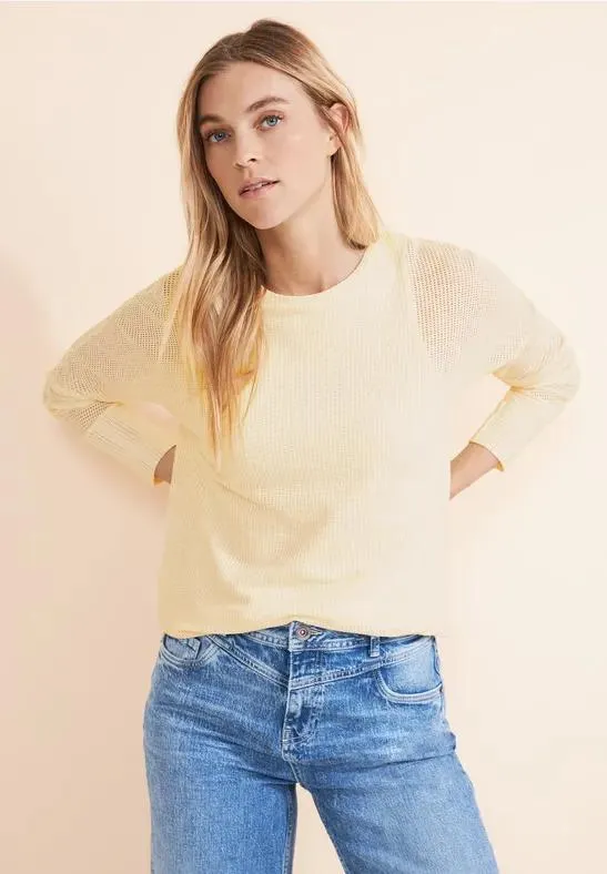 2-in-1 shirt met lange mouwen