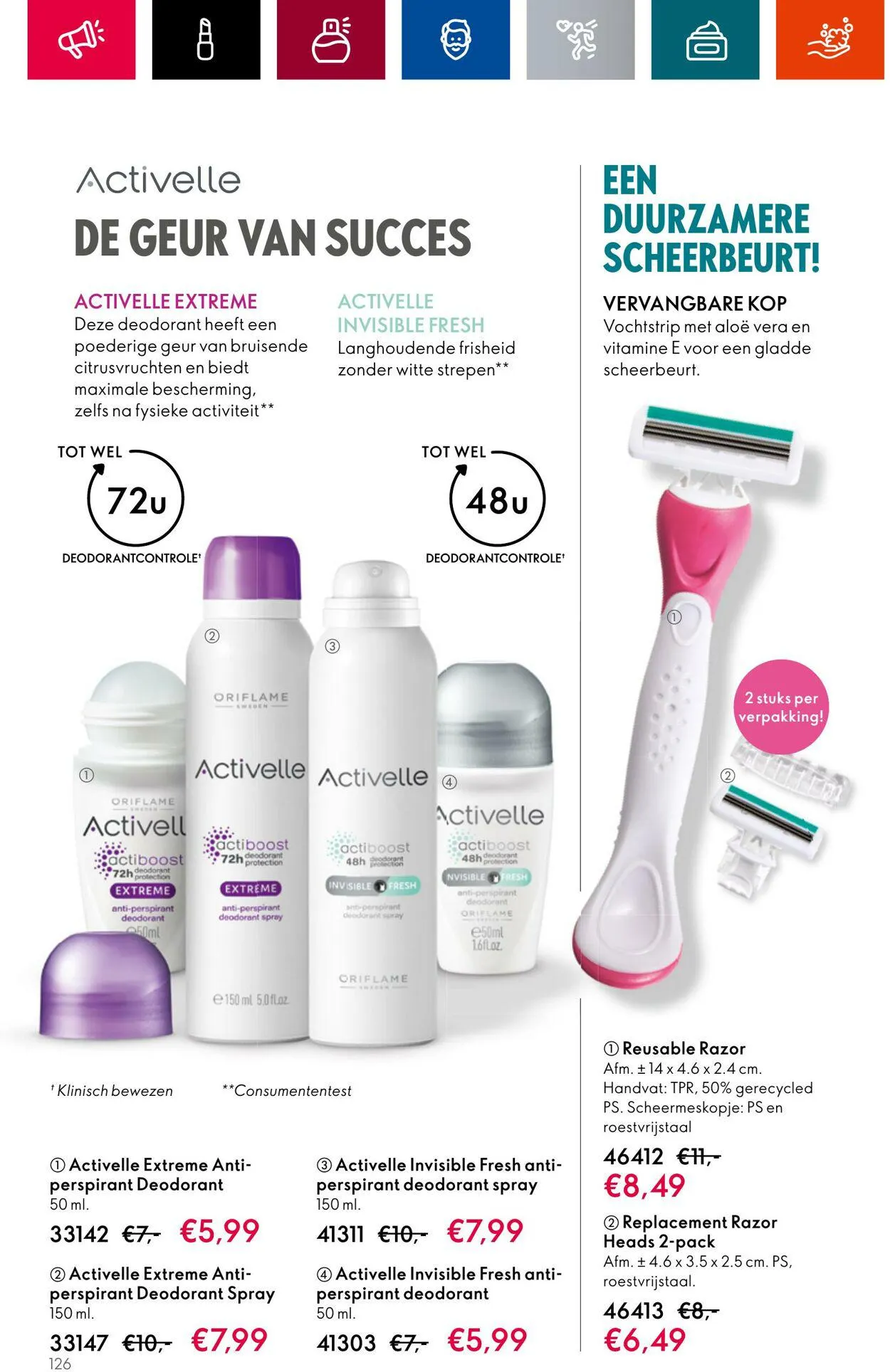 Oriflame Actuele folder van 28 juni tot 18 juli 2023 - Folder pagina 126