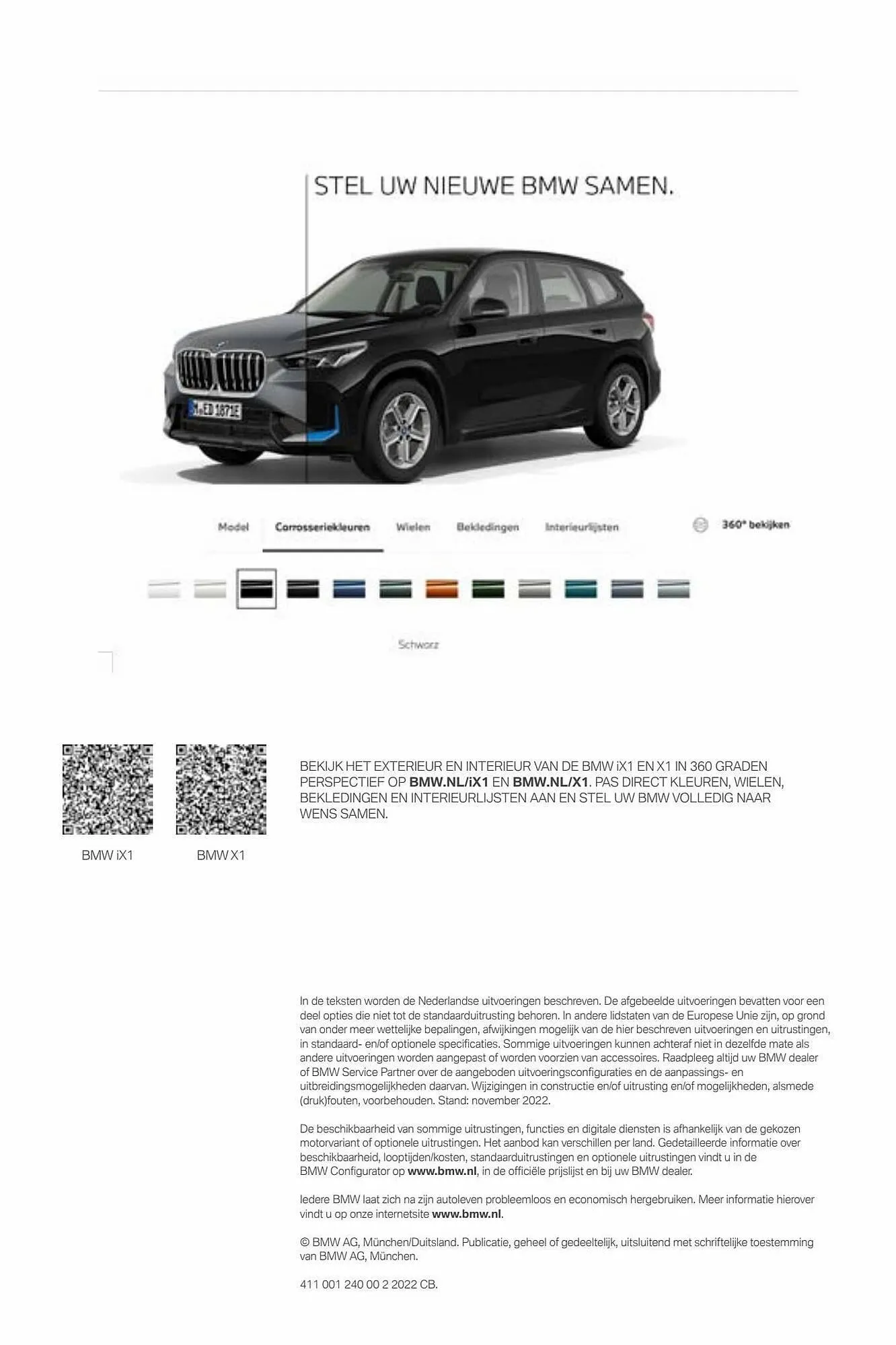 BMW folder - iX1 & X1 van 31 december tot 31 december 2023 - Folder pagina 138
