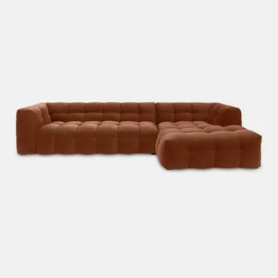 Fat Joe Hoekbank 3AL - Divan Royal 160 Magnolia