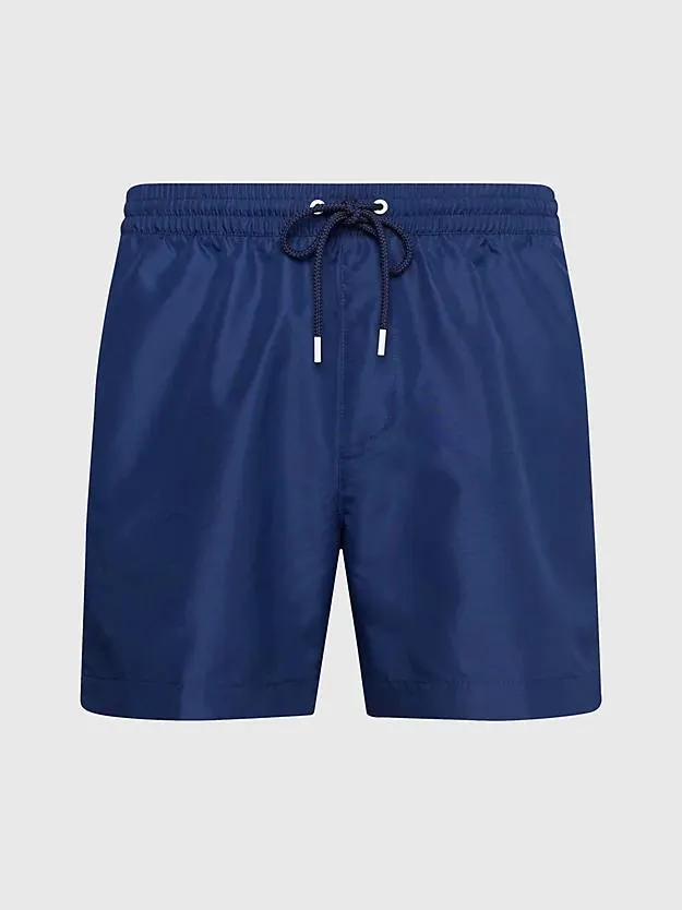 Medium zwemshort met trekkoord - Logo Tape