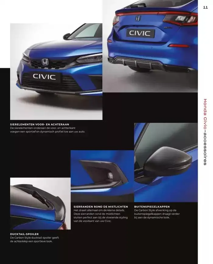 Civic Accessories van 19 november tot 30 juni 2025 - Folder pagina 11