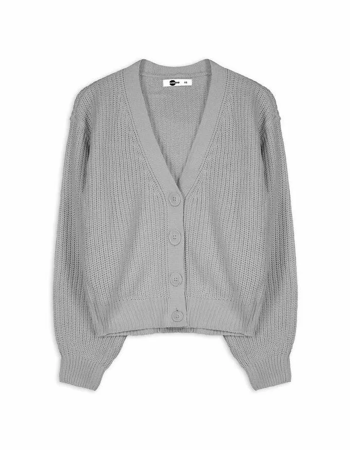 Vest - Ribtricot - donkergroen