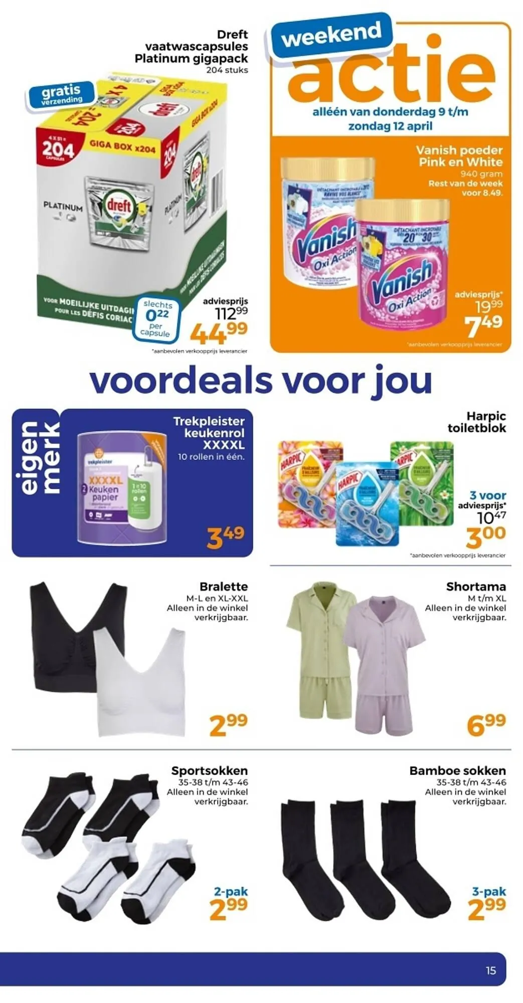 Trekpleister folder van 7 april tot 12 april 2026 - Folder pagina 15