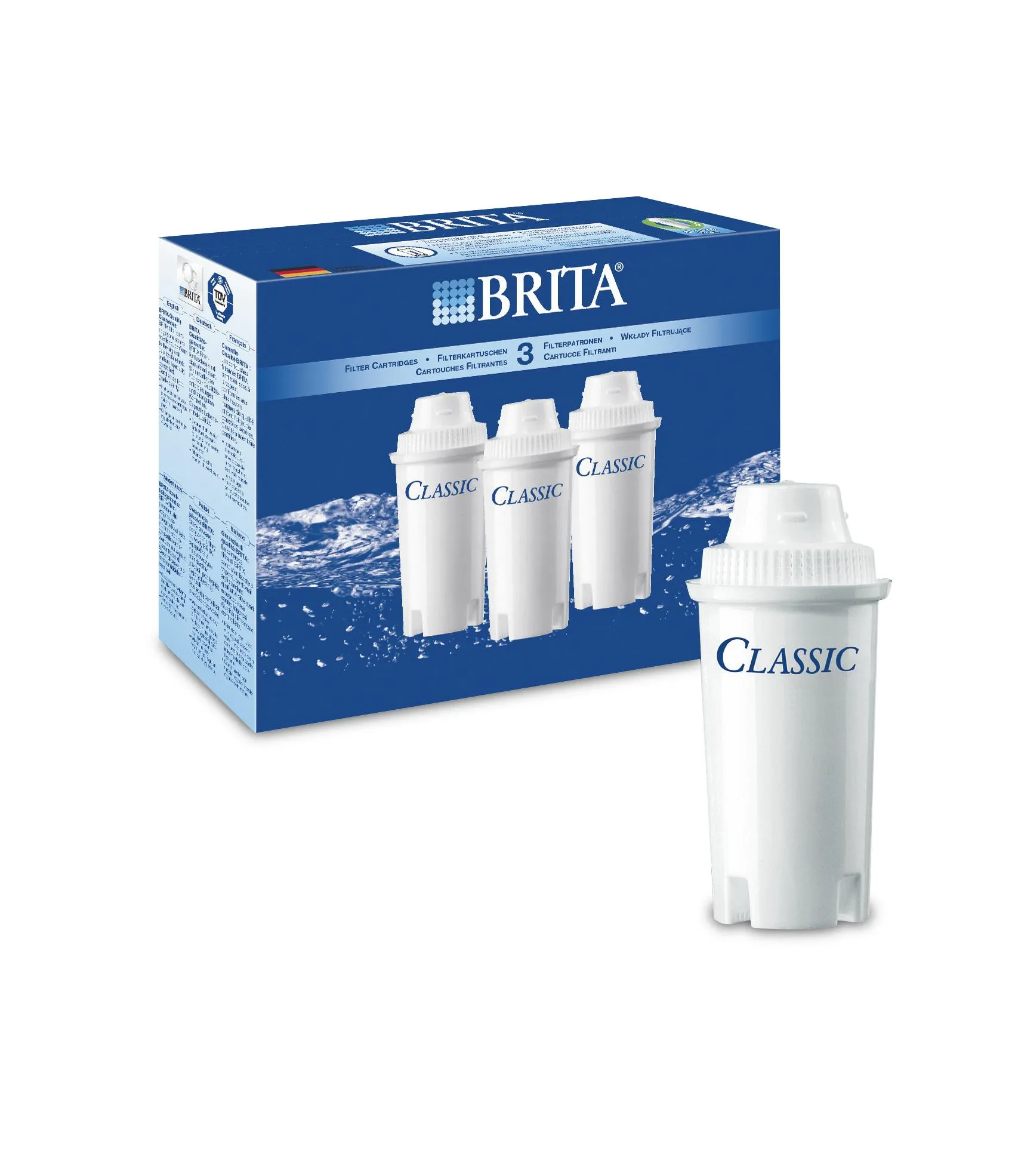 BRITA FILTERPATROON CLASSIC 3-PACK 3 STUKS