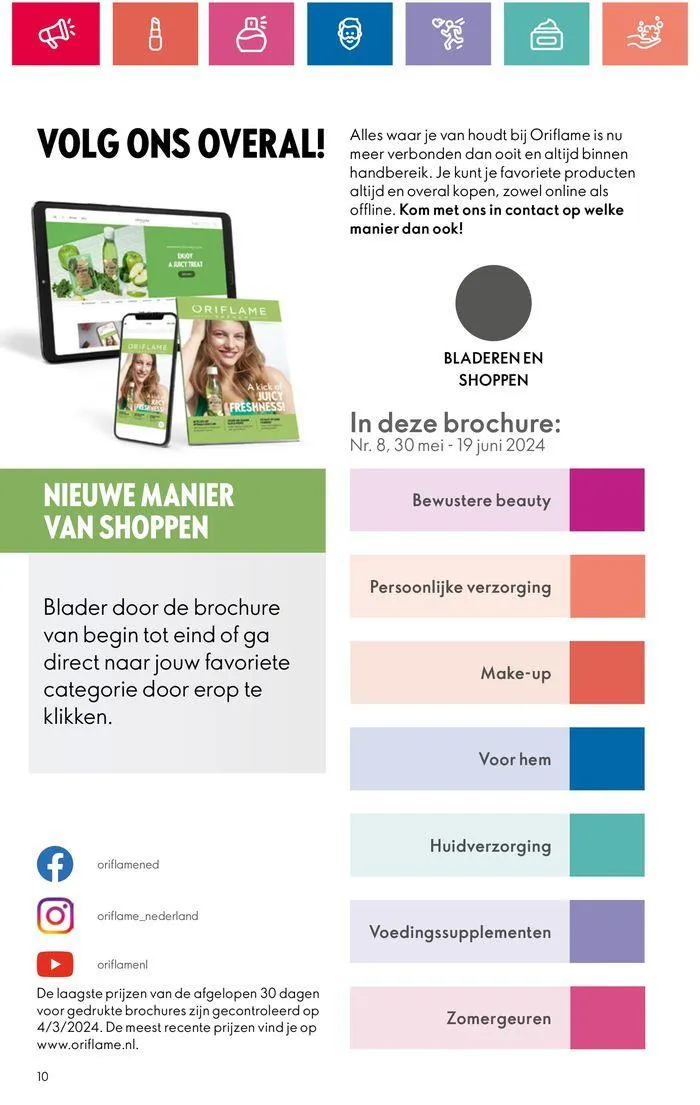 ORIFLAME folder! van 30 mei tot 13 juni 2024 - Folder pagina 10