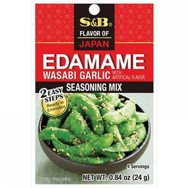 S&B Edamame Wasabi Knoflook Smaak Kruidenmix 24g