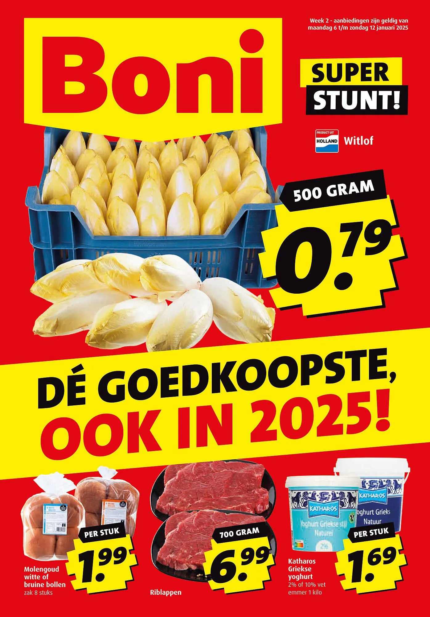Boni folder van 6 januari tot 12 januari 2025 - Folder pagina 1