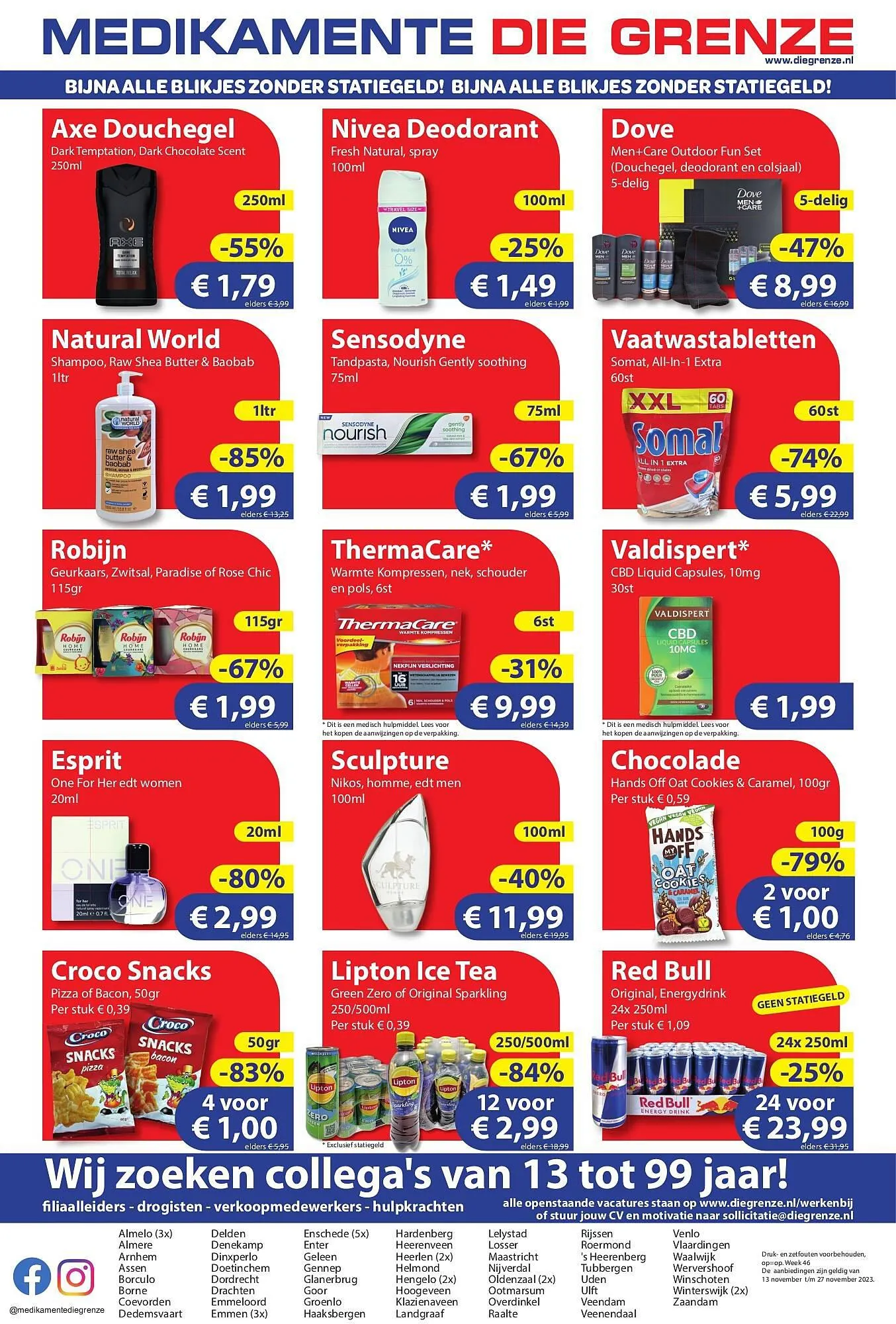 Die Grenze folder van 19 november tot 27 november 2023 - Folder pagina 1