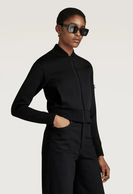 Moto Bomber Knit Vest