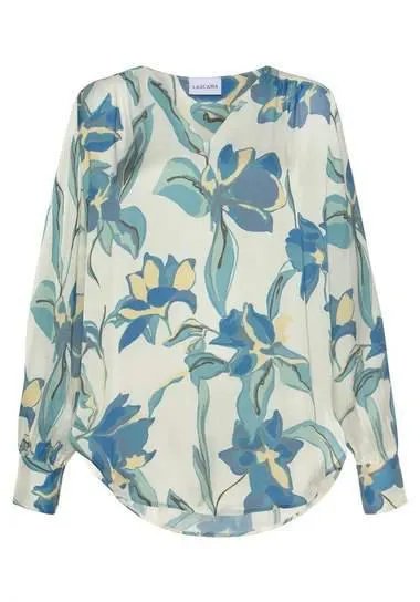 Lascana Satijnen blouse met bloemenprint
