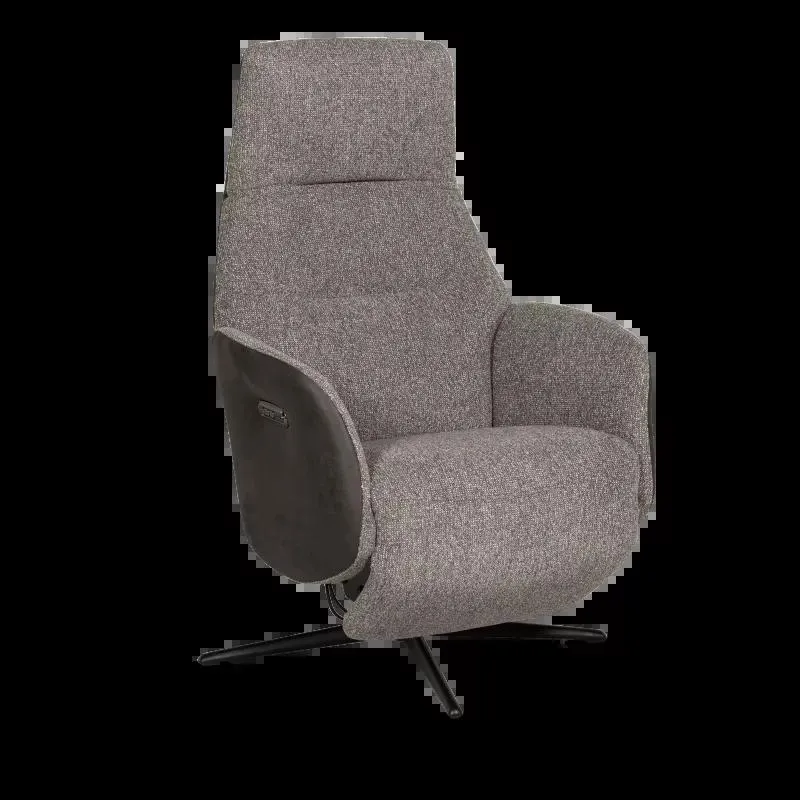 Relaxfauteuil Silence - Combi Bull Antraciet/Sneak Grey (OP=OP)