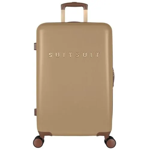 Harde Koffer / Trolley / Reiskoffer 66 cm (Medium) Fab Seventies Bruin