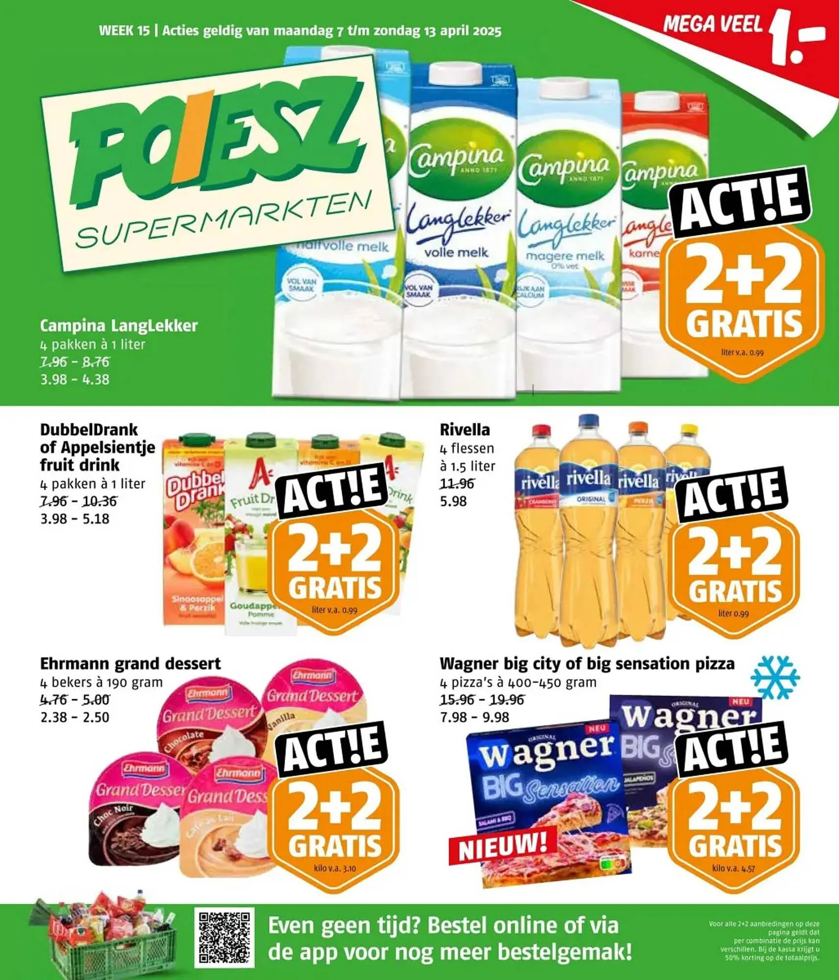 Poiesz folder van 7 april tot 13 april 2025 - Folder pagina 1