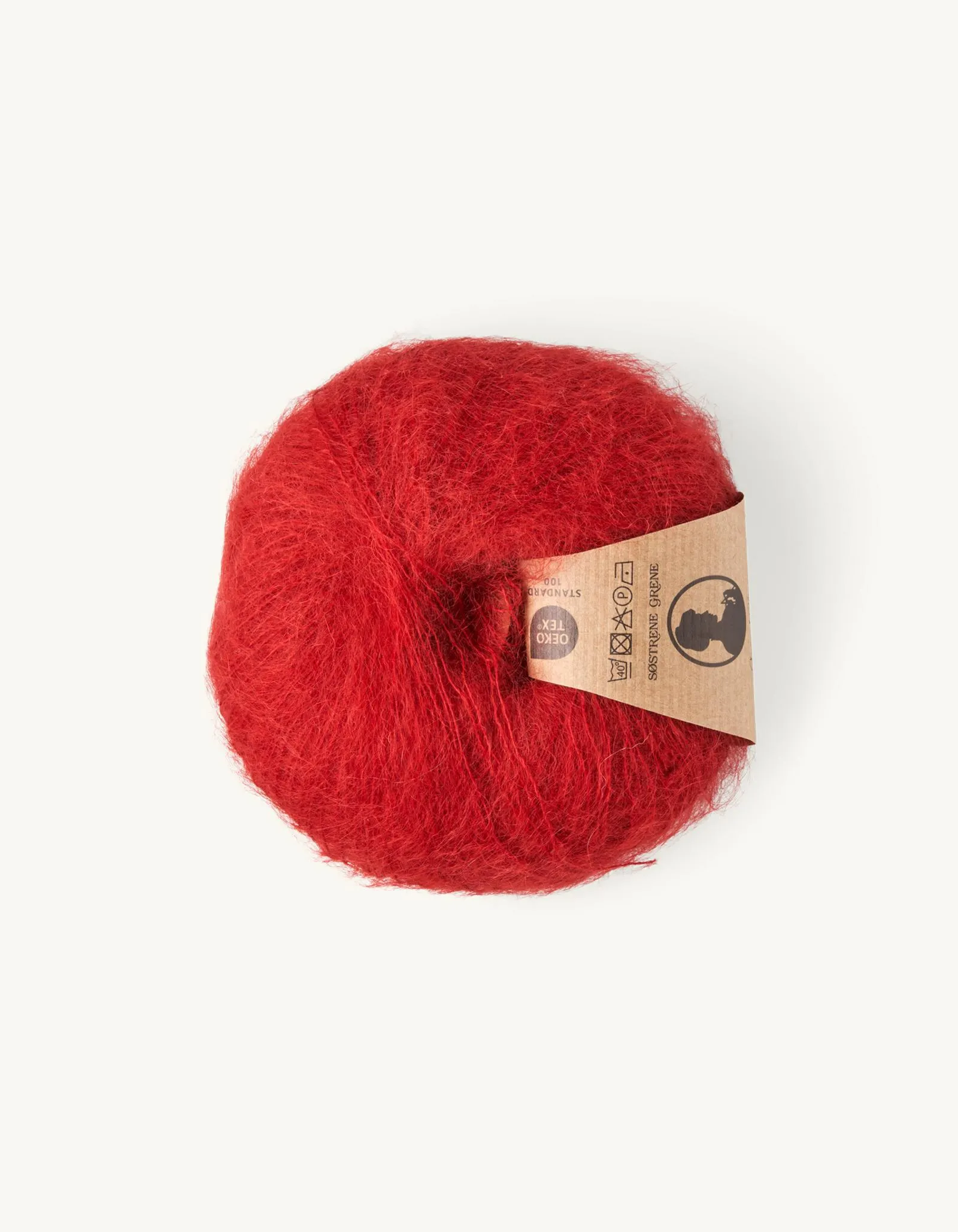 Mohairgaren met nylon