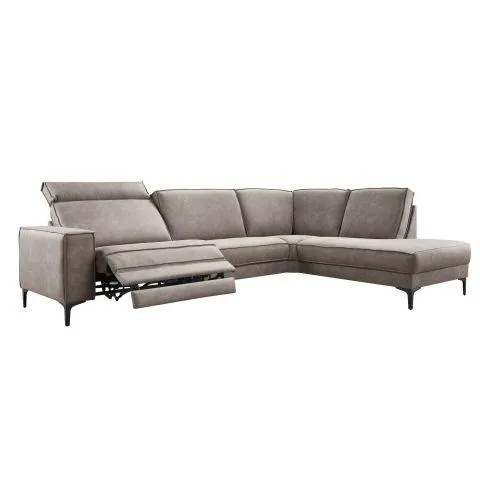 Hoekbank rechts Barrio bruin relaxfunctie excellent comfort