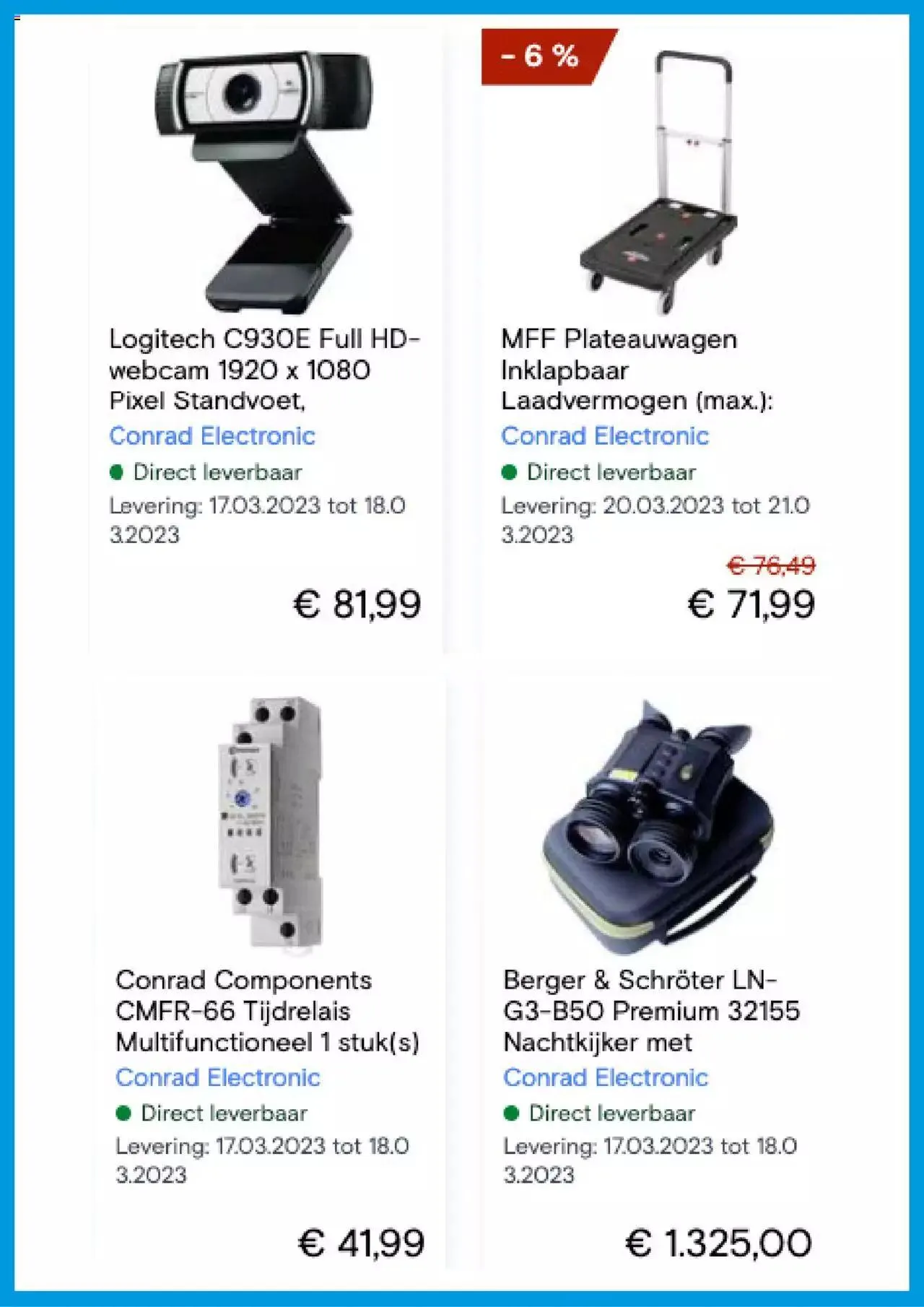 Conrad - Folder van 13 april tot 31 december 2023 - Folder pagina 2