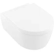 VILLEROY & BOCH Wand-wc pack Avento inclusief toiletzitting met softclose en quickrelease wit