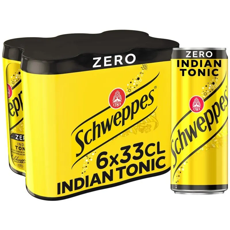 Schweppes Indian tonic zero 6-pack