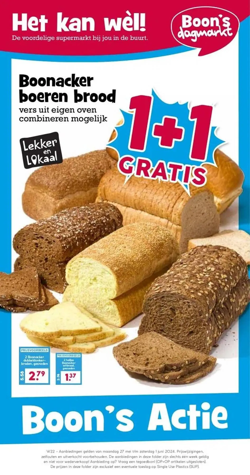 Boon`s Markt folder van 27 mei tot 2 juni 2024 - Folder pagina 1