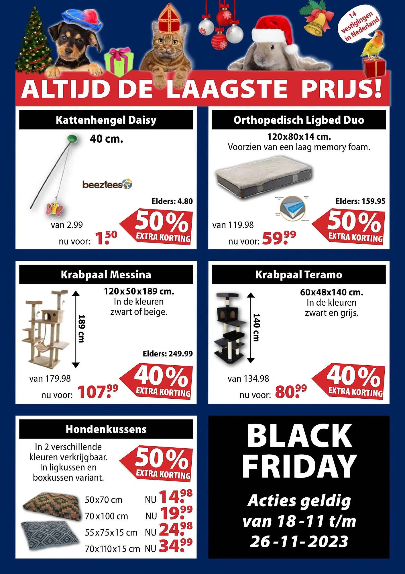 Huisdier Voordeelshop folder van 18 november tot 19 december 2023 - Folder pagina 2