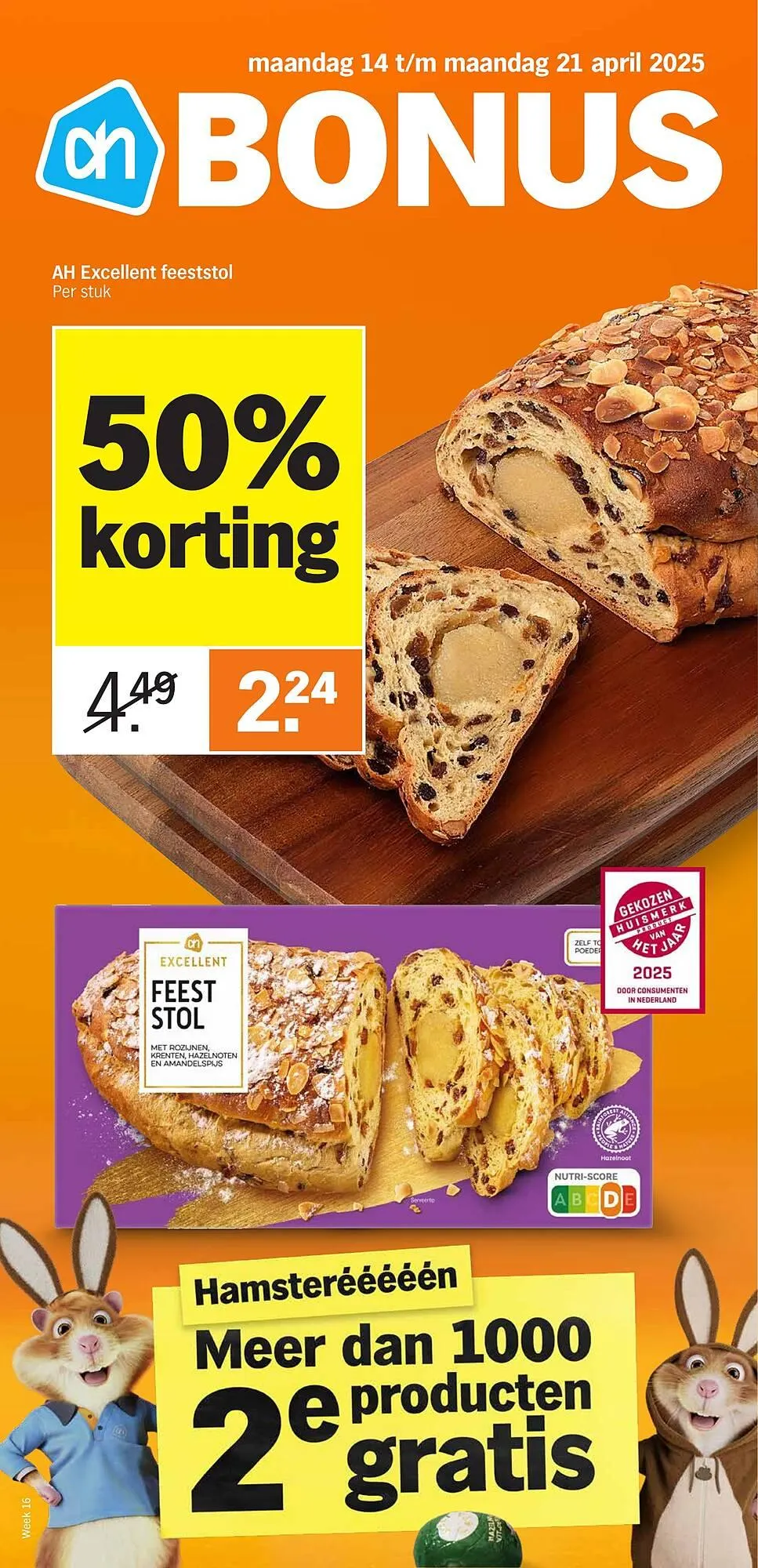 Albert Heijn folder van 14 april tot 20 april 2025 - Folder pagina 1