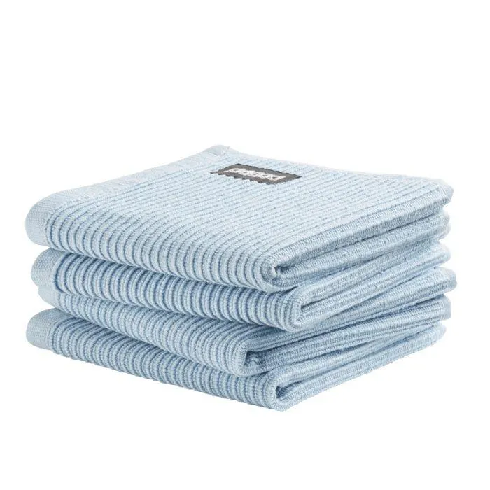 DDDDD Vaatdoek Basic Clean 30x30cm - pastel blue - set van 4
