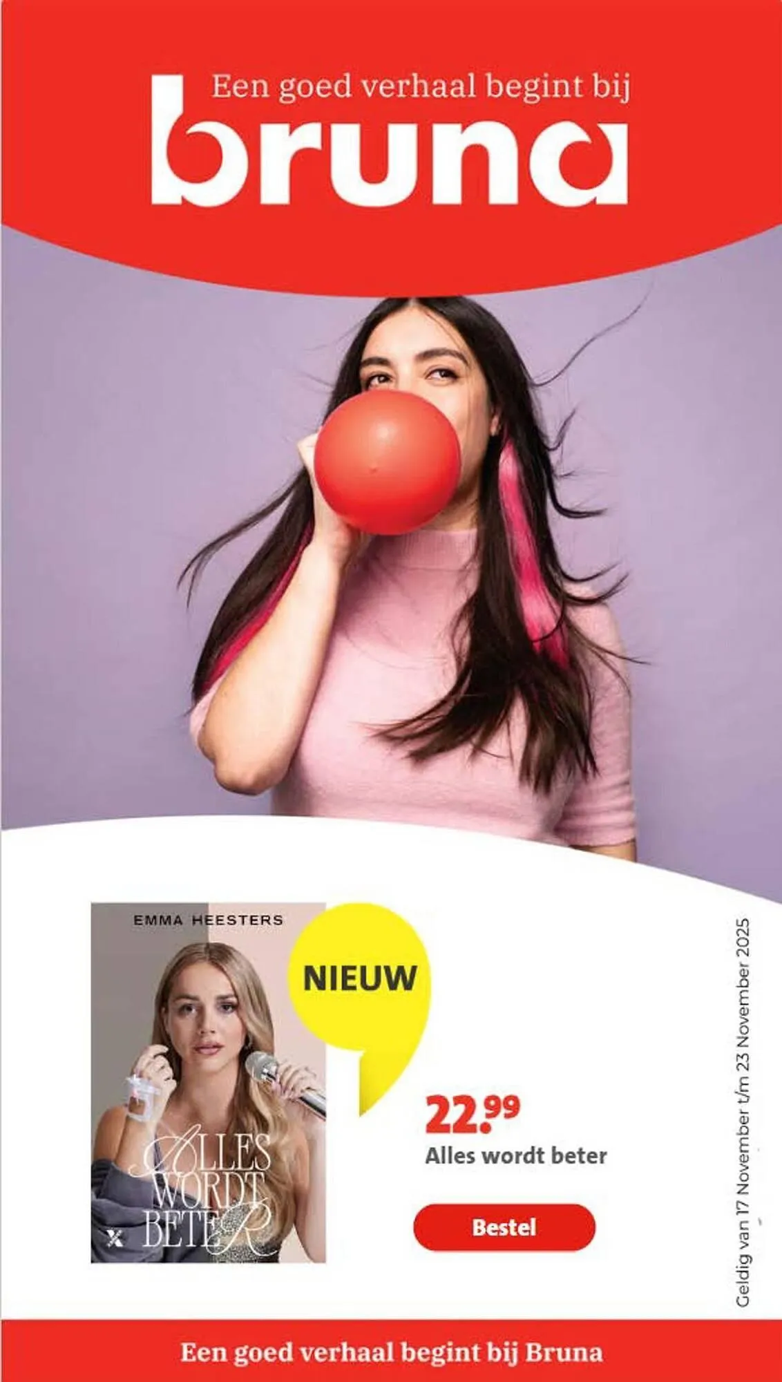 Bruna folder van 17 november tot 23 november 2025 - Folder pagina 1