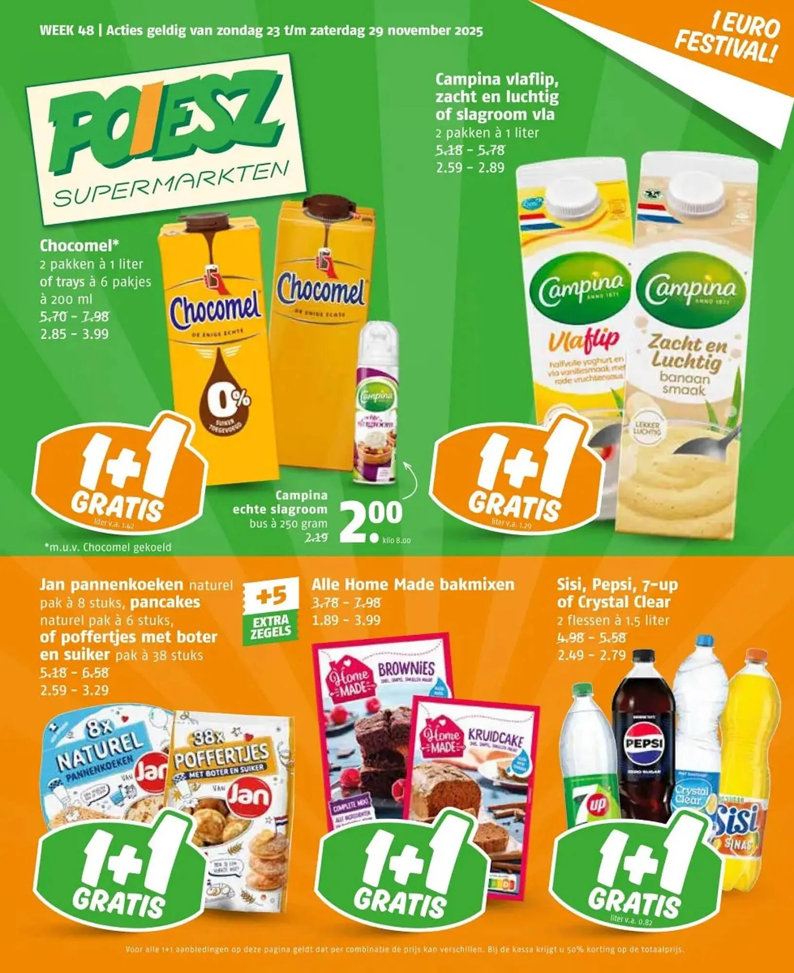 Poiesz folder van 23 november tot 29 november 2025 - Folder pagina 1