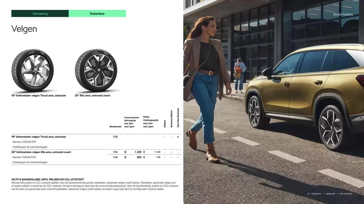 Škoda Kodiaq prijslijst per 1 januari 2025 van 20 december tot 20 december 2025 - Folder pagina 10