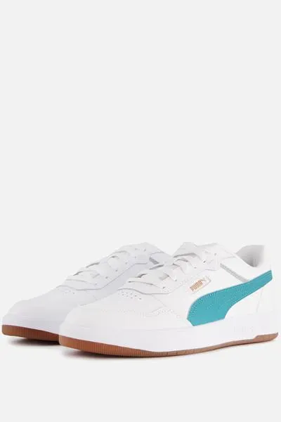 Puma Court Ultra Sneakers wit Imitatieleer