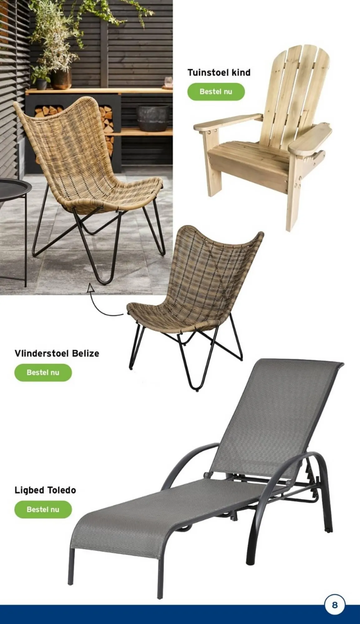 GAMMA tuinmagazine meubels van 7 mei tot 31 juli 2023 - Folder pagina 8
