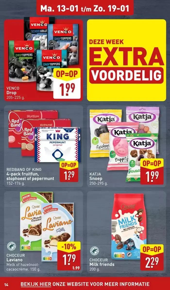 Exclusieve deals en koopjes van 9 januari tot 16 januari 2025 - Folder pagina 14