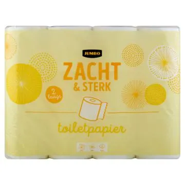Jumbo Zacht & Sterk Toiletpapier 2-Laags 24 Stuks