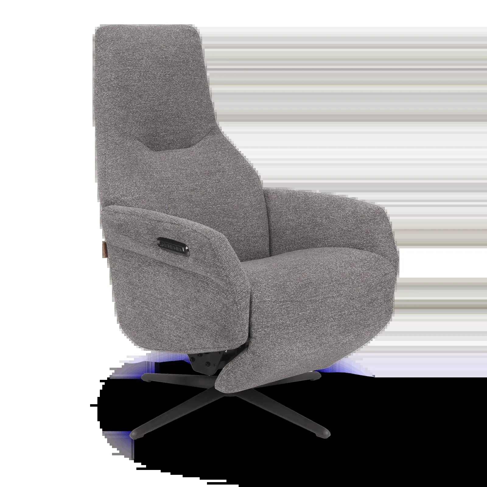 Relaxfauteuil (elektrisch/zwart) Opera - Sneak Grey