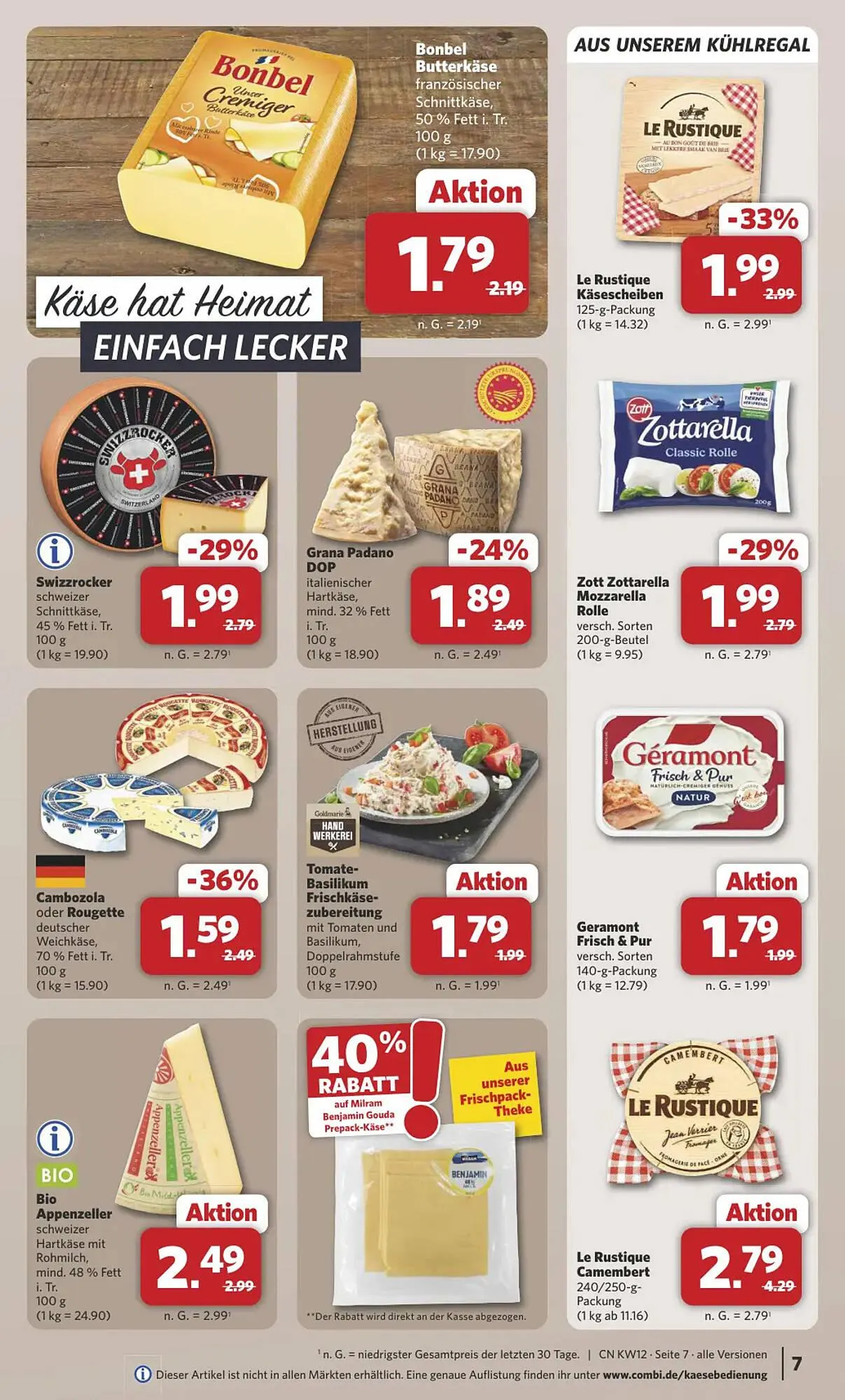 Combi Markt DE folder van 16 maart tot 21 maart 2026 - Folder pagina 7