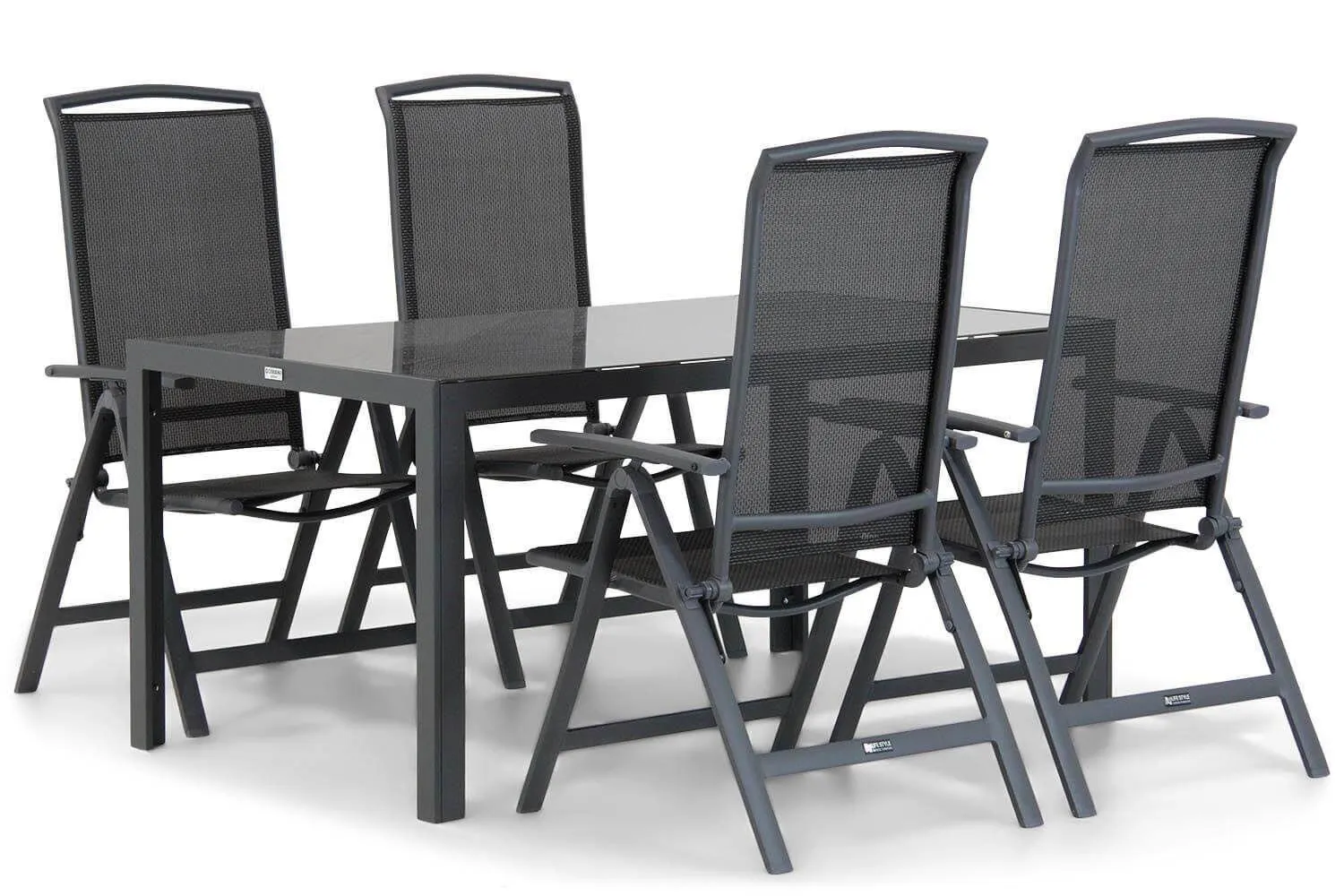 Lifestyle Tirana/Mondello 160 cm dining tuinset 5-delig