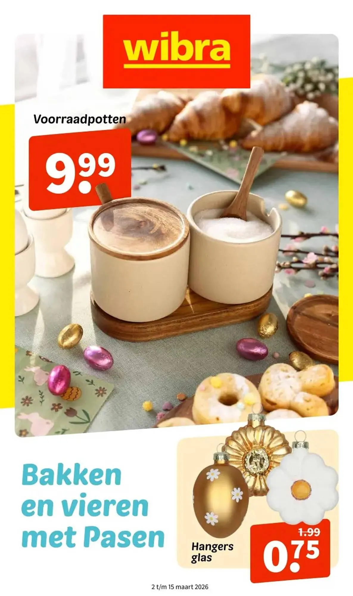 Wibra folder van 2 maart tot 15 maart 2026 - Folder pagina 1