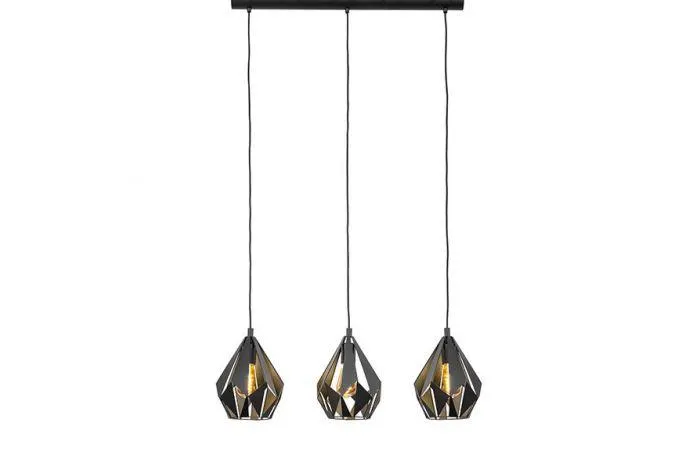 Feelings Hanglamp Urbino 3-Lichts Zwart