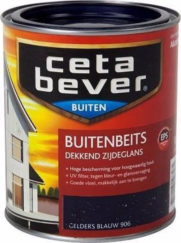 CetaBever Buitenbeits Dekkend Gelders Blauw 906